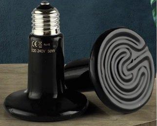 Keramická topná lampa  50W,100W standard