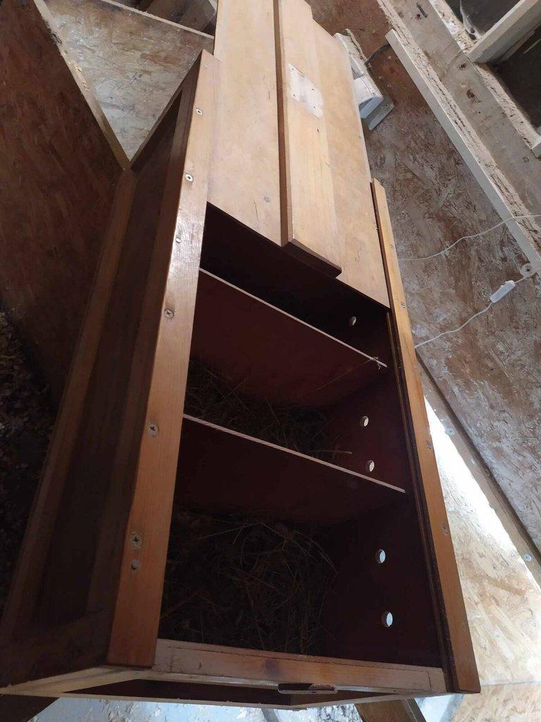 Přepravka na zdrobnělé slepice