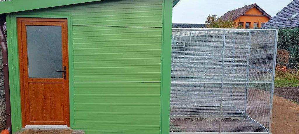 ZAKÁZKOVÁ VÝROBA VOLIÉR,KLECÍ,ZÁLETŮ Z PUR PANELŮ, CENOVÁ NABÍDKA ZDARMA