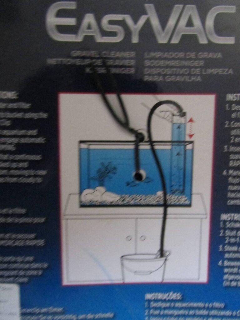 Odkalovač Fluval 60cm dlouhý na hadici-Nový-kvalita