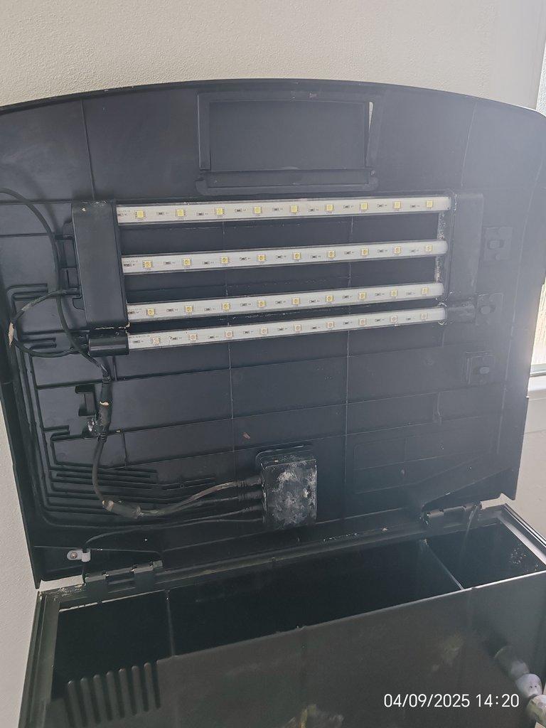 Akvárium 100 litrů (televize) + 20 l nano gratis