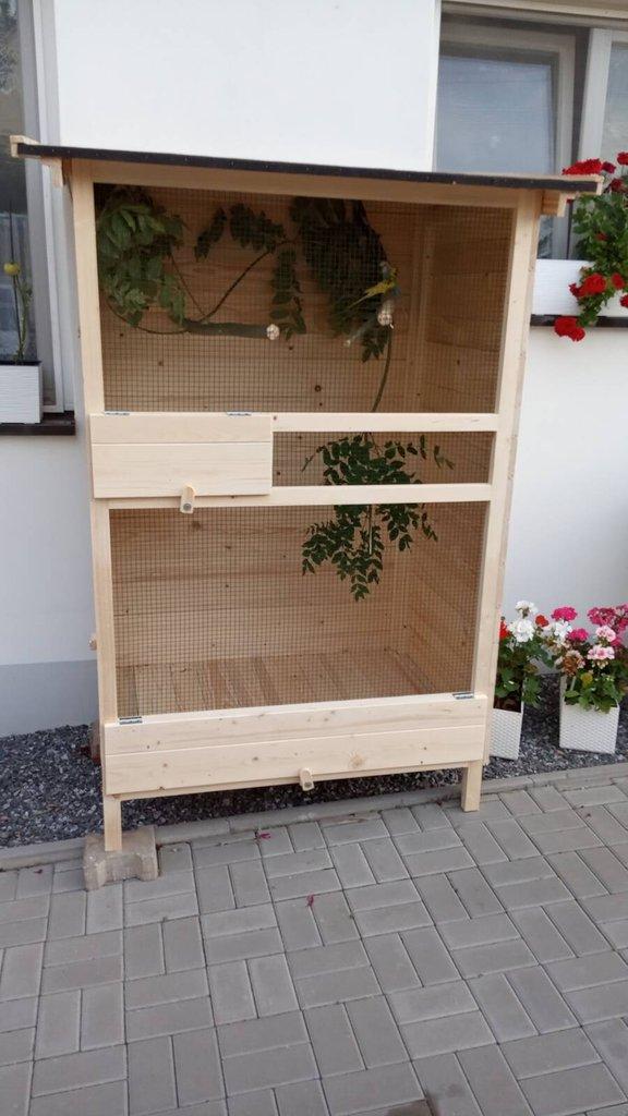 Voliéra pro okrasné ptactvo