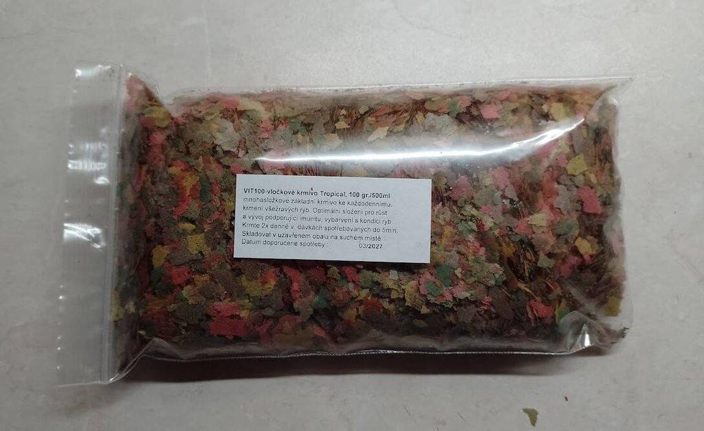Vločkové krmivo Tropical 100gr./cca 500 ml