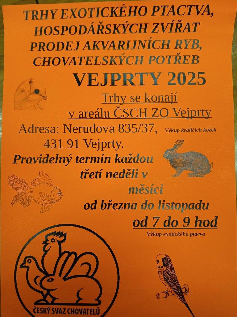 Chovatelská burza Vejprty