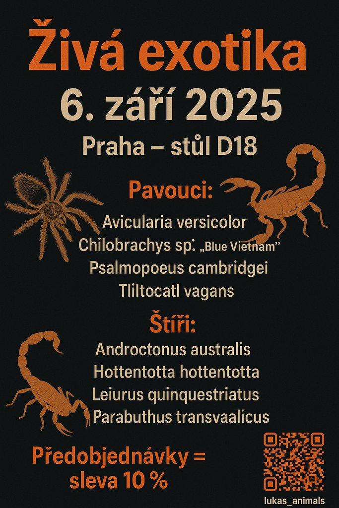 Živá exotika – 6. září 2025