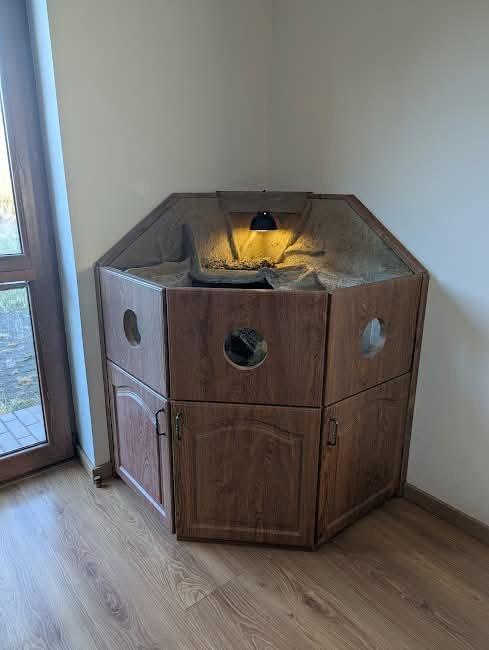 Luxusní terárium pro vodní želvu