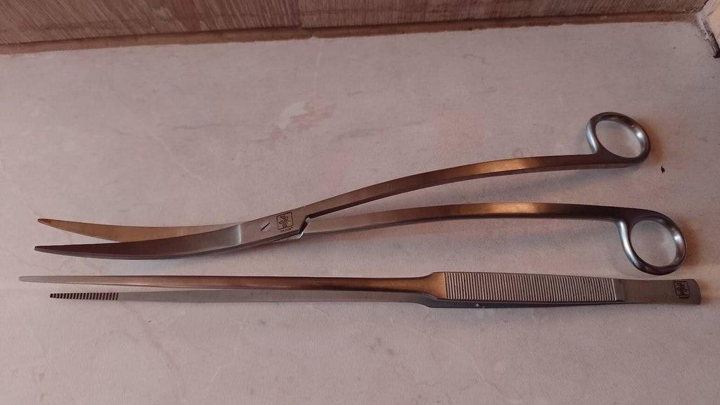 Tropica Wawe Scissors prohnuté nůžky 25 cm