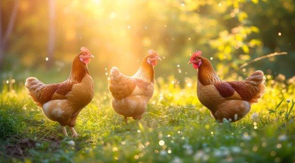 Slepice Kuřice Nosnice Dominanty 18 týdnů staré