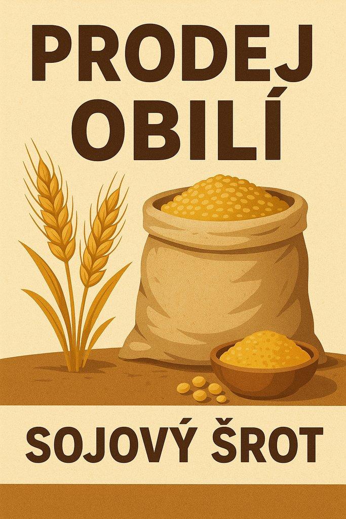 Oves pluchatý, nahý, pšenice, žito, ječmen, sójový šrot