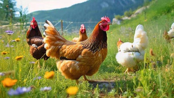 Slepice Nosnice Dominanty 20 týdnů staré těsně před snáškou