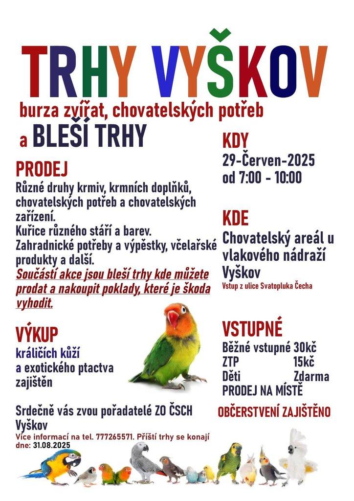 Chovatelské Trhy Vyškov