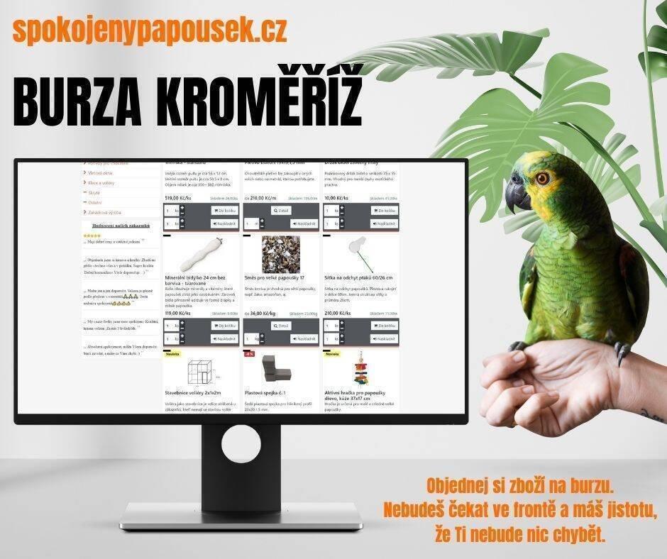 Burza Kroměříž - hl. profil, plastové spojky, krmné pulty, aj. Objednejte si zboží pohodlně předem.