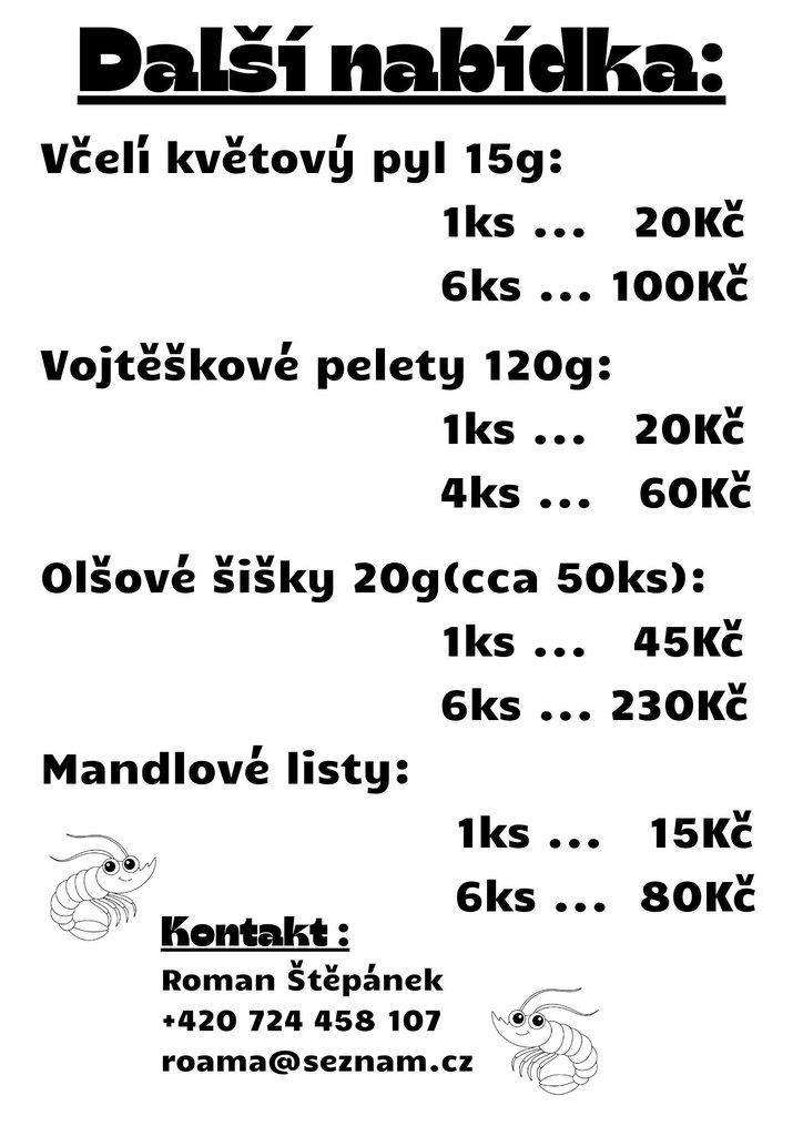 Lizatka a dobroty pro krevetky i rybky