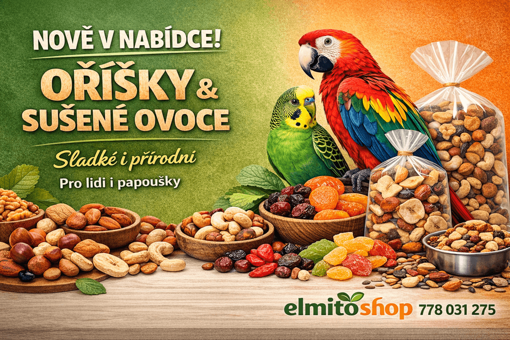 OŘECHY a SUŠENÉ OVOCE  - ceny od 50Kč. Posíláme i na dobírku.