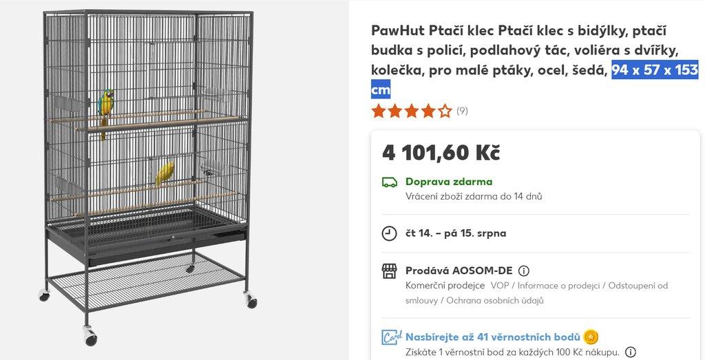 Chov Vakoveverky létavé + kompletní příslušenství