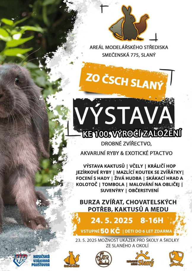 Výstava králíků Slaný