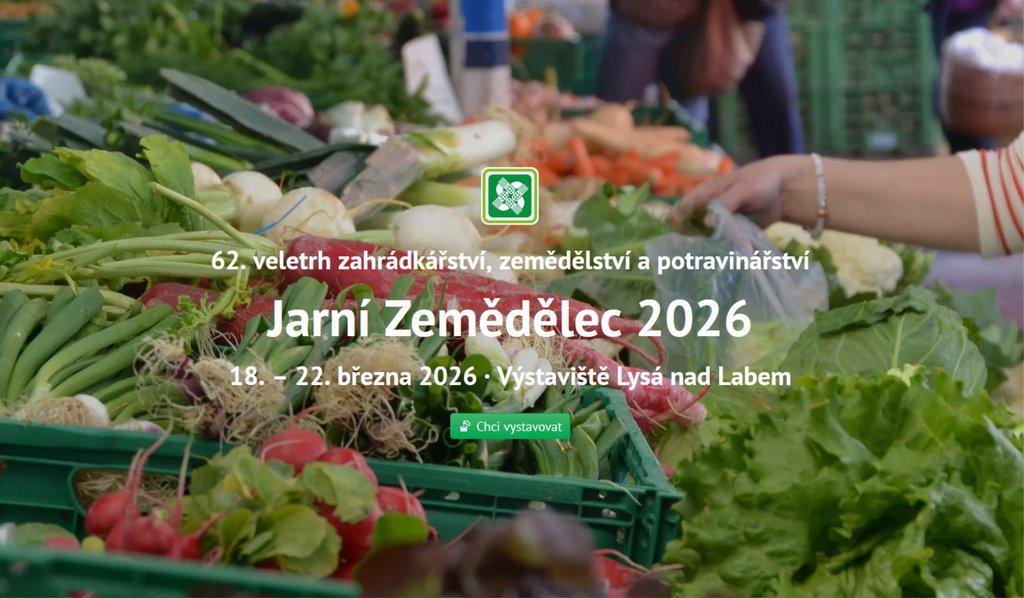 Veletrh Jarní Zemědělec na Výstavišti Lysá nad Labem 2026
