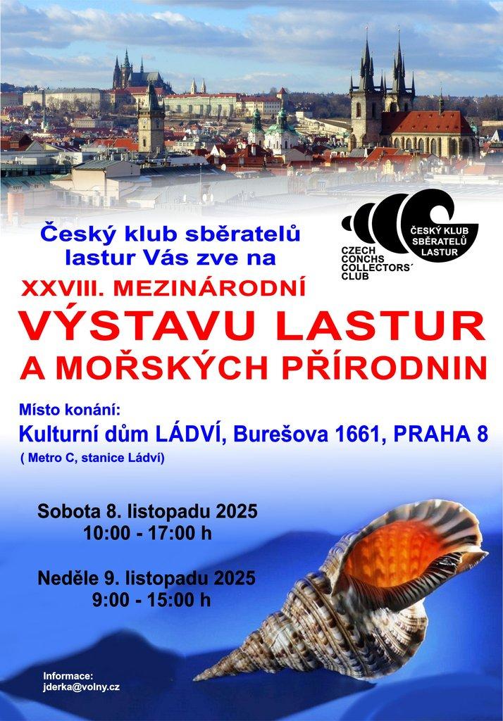 Výstava lastur a mořských přírodnin