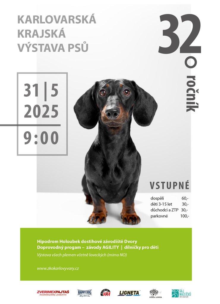 32. ročník - KARLOVARSKÉ KRAJSKÉ VÝSTAVY PSŮ