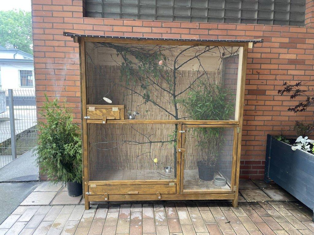 Voliéra pro okrasné ptactvo