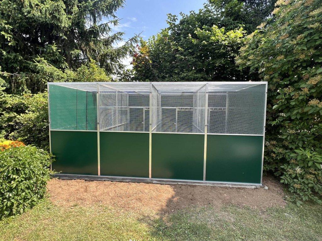 Zakázková výroba klecí a voliér různých rozměrů