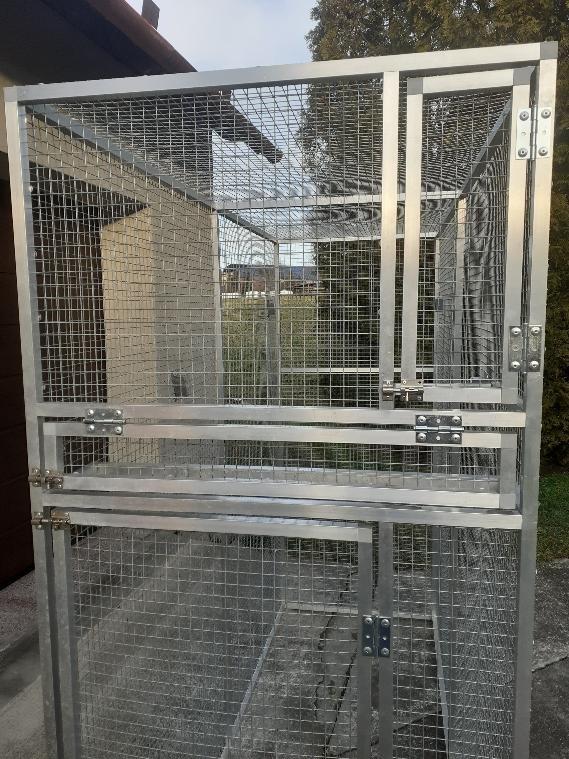 Hliníková voliéra