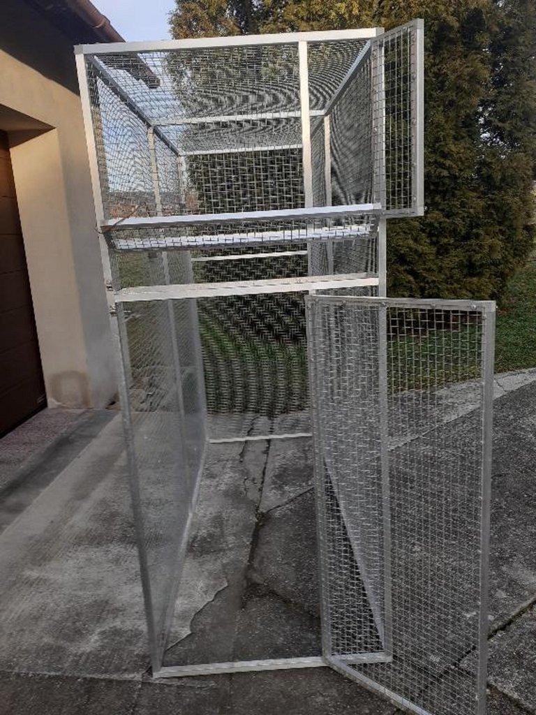 Hliníková voliéra